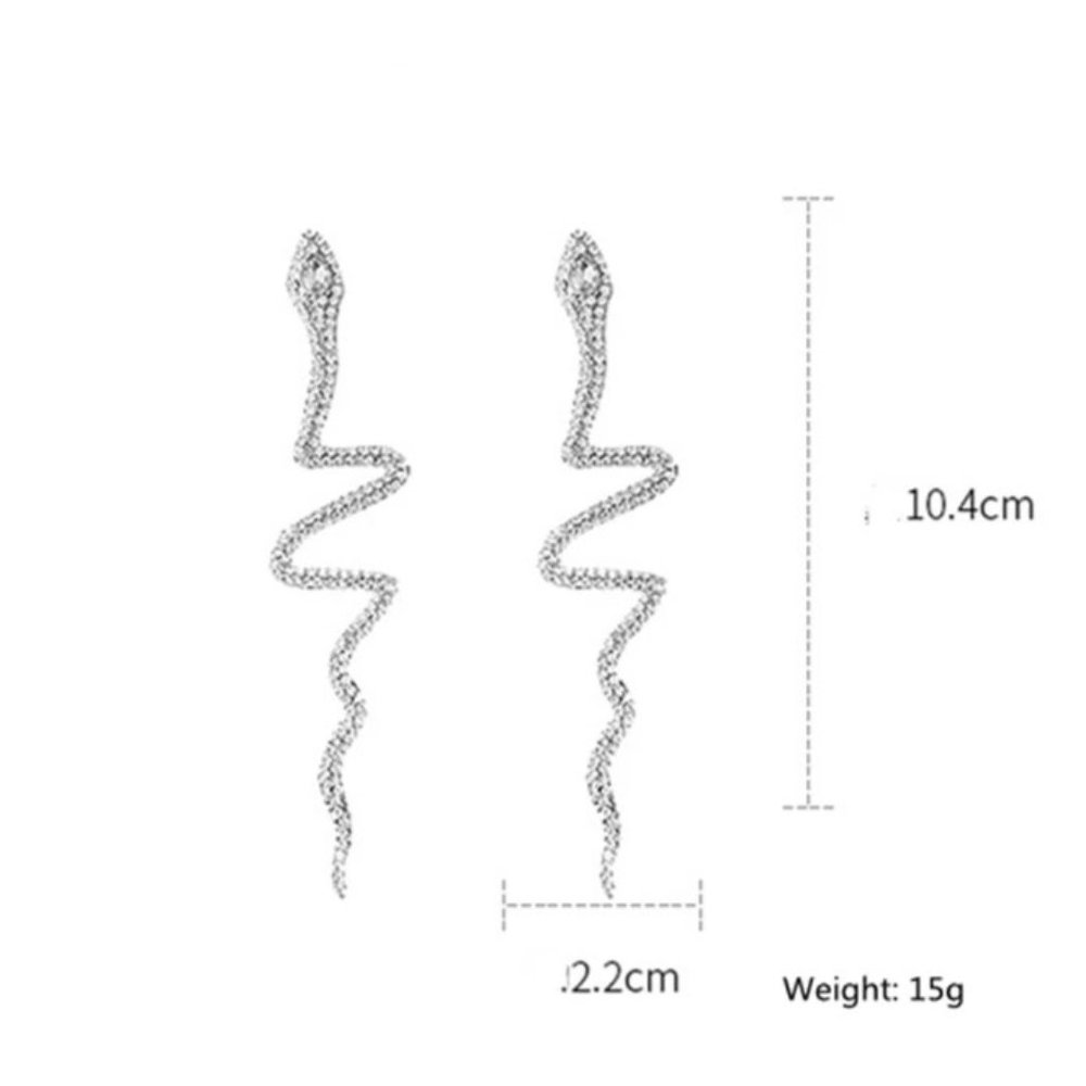 Long Snake Earring - Picture 3 of 3